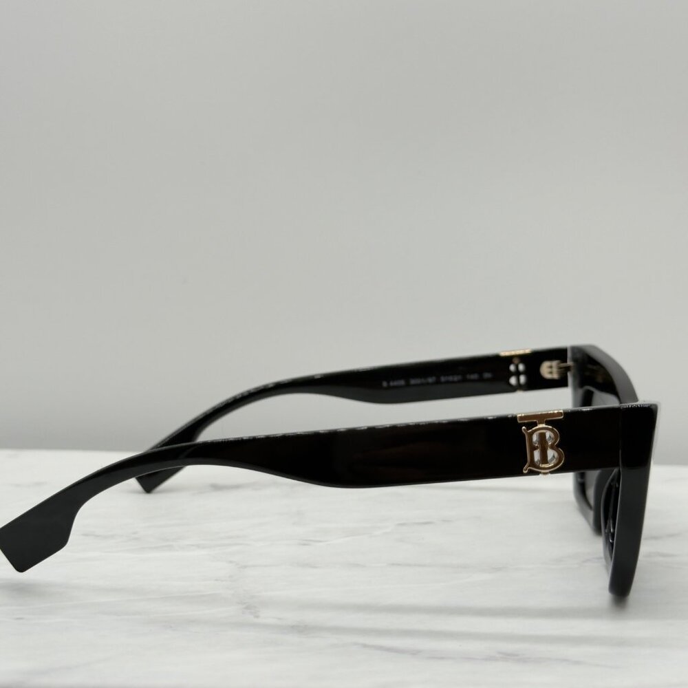 Burberry BE4405 300187 Sunglasses Black Frame Dark Grey Lens 51mm - Picture 8 of 12